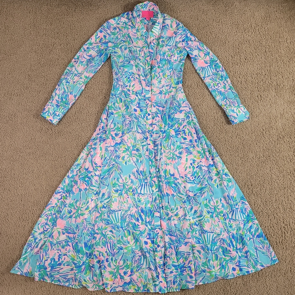 Lilly Pulitzer Kalina Midi Shirtdress